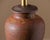 Metal Mid-Century Signed Petzold Studio Pottery Ceramic Lamp (1973) For Sale - Image 7 of 9