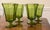 Glass Green Octagon Shaped Glasses by Independence Glass Company - Set of 4 For Sale - Image 7 of 10