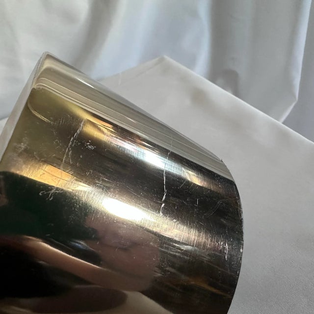 Metal Pair of Arteriors Stead Horn Sculptures With Polished Brass Base. For Sale - Image 7 of 10