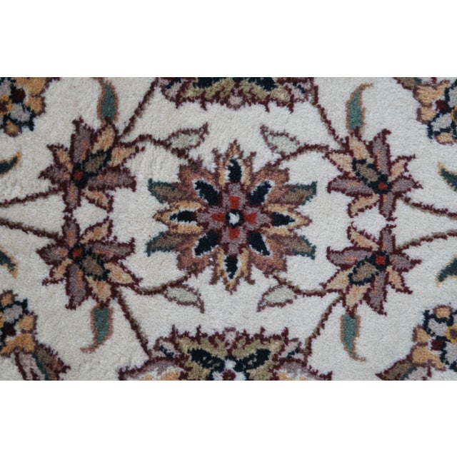 Vintage Wool Floral Hallway Runner For Sale - Image 11 of 12