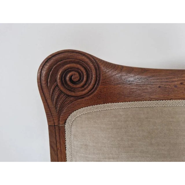 Art Nouveau Oak Armchair attributed to Patriz Huber, Germany, 1900s For Sale - Image 4 of 8