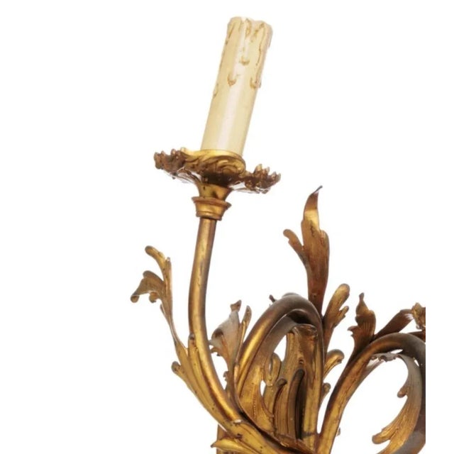 French 2-Light Wall Sconce, 19th Century For Sale - Image 3 of 6