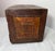 Wood Antique 19th Century Handmade Wood Veneer Marquetry Jewelry Box Dresser Chest For Sale - Image 7 of 14