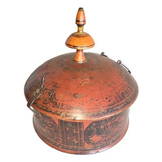 Antique Indian Tikka Box For Sale