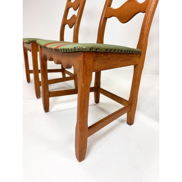 Set of Four Dining Chairs by Henning Kjaernulf For Sale In Boston - Image 6 of 10