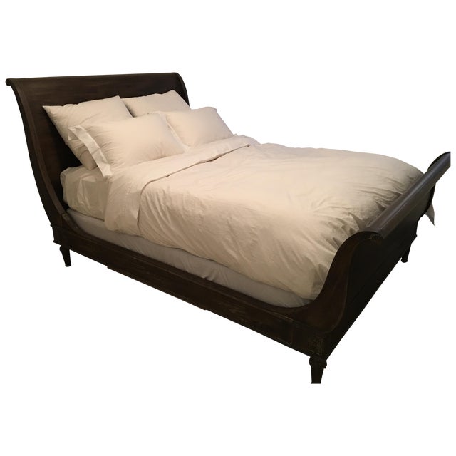 Restoration Hardware Empire Rosette Sleigh Bed Chairish