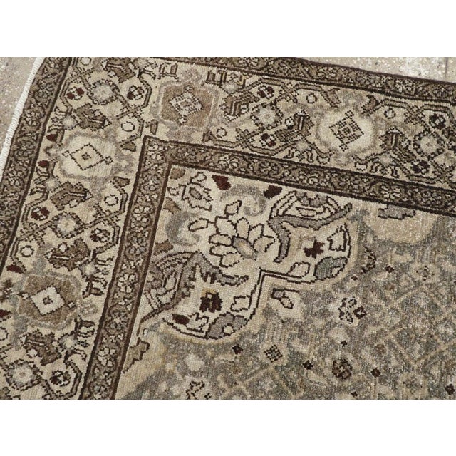 Mid 20th Century Galerie Shabab Collection Mid-20th Century Handmade Persian Malayer Accent Rug For Sale - Image 5 of 7