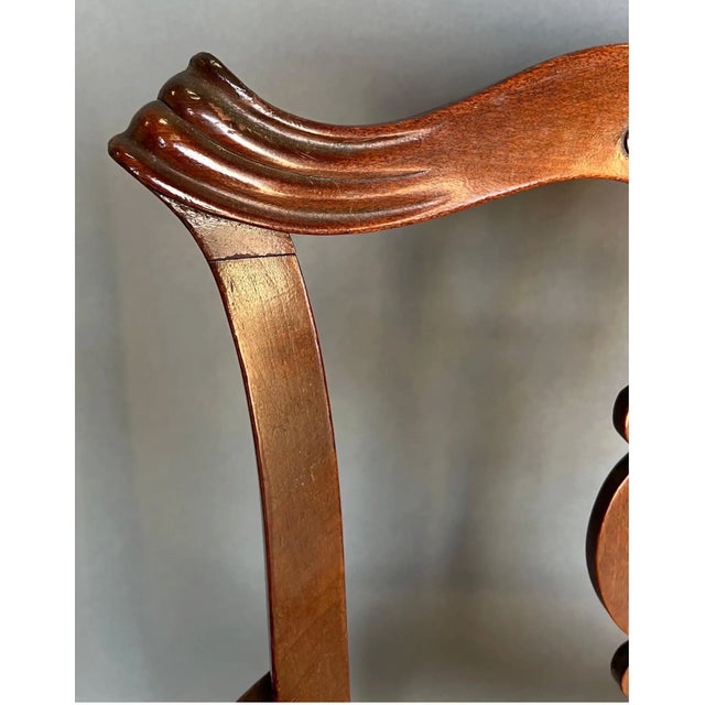 Fine 18th Century Georgian Mahogany Armchair For Sale In Richmond - Image 6 of 14