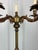Metal Vintage French Style Brass 5-Lights Candelabra Floor Lamp For Sale - Image 7 of 17