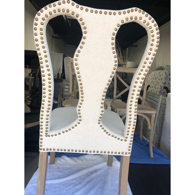 Upholstered Queen Anne Dining Chairs Set of 4 Chairish