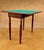 Brown Antique Oak Games Table with Green Felt Top, Early 20th Century For Sale - Image 8 of 11