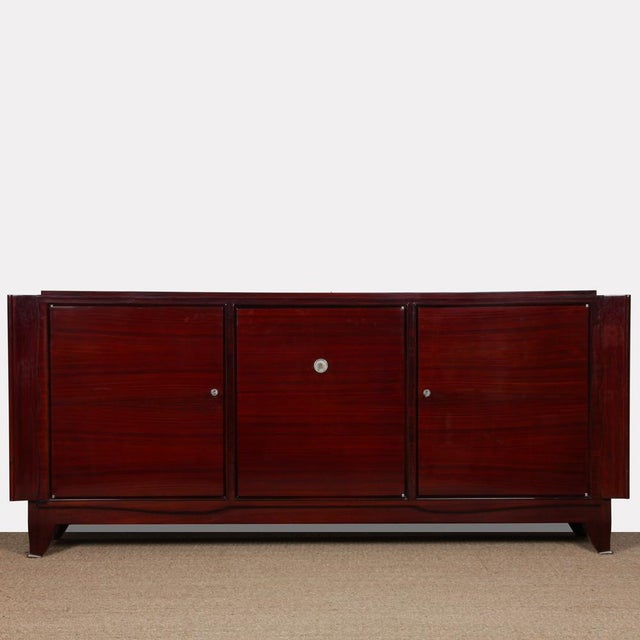 Art Deco Brown Wooden Sideboard, 20th Century For Sale - Image 11 of 11