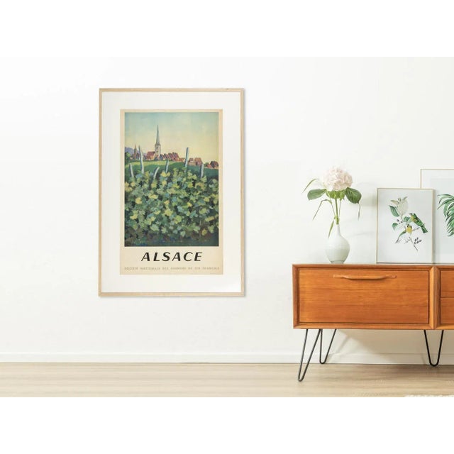 Vintage Travel Poster, 1946 For Sale - Image 3 of 14