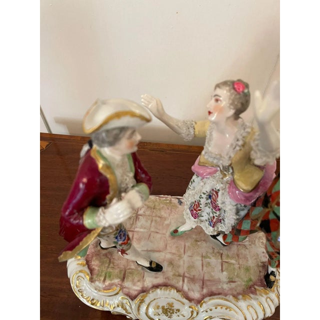 Antique French Victorian Porcelain Figurine by Eugene Clauss For Sale - Image 9 of 15