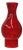 Fluted Ruby Glass Chimney For Sale