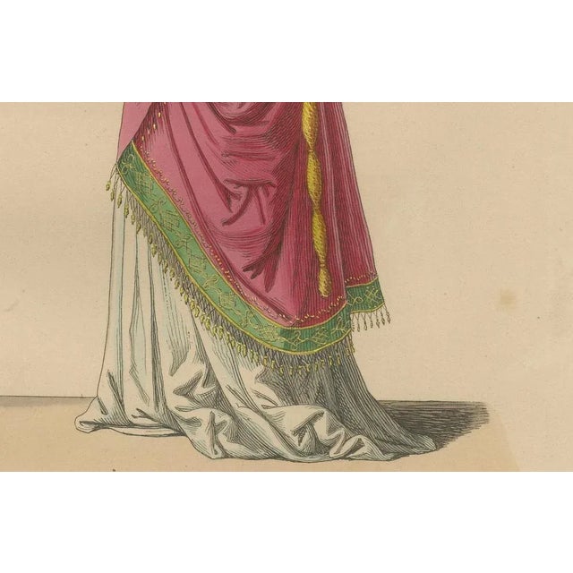 Lady with Braided Hair and Mantle, 1845, Paper For Sale - Image 3 of 10