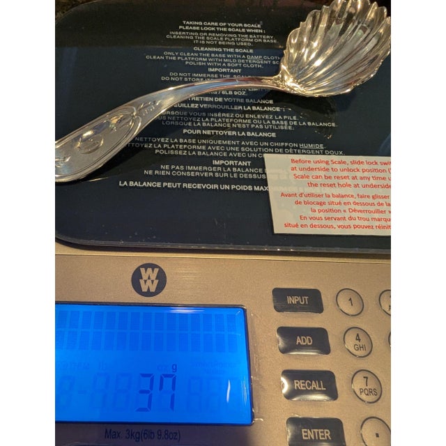 Mid 19th Century Bigelow "Olive" Sterling Silver Sauce Cream Ladle For Sale - Image 11 of 12