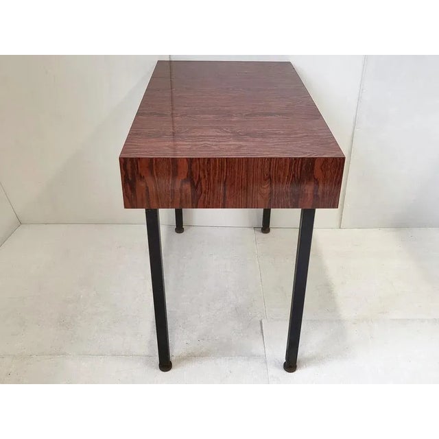 Vintage Console Table in Formica and Steel, 1960 For Sale - Image 6 of 11