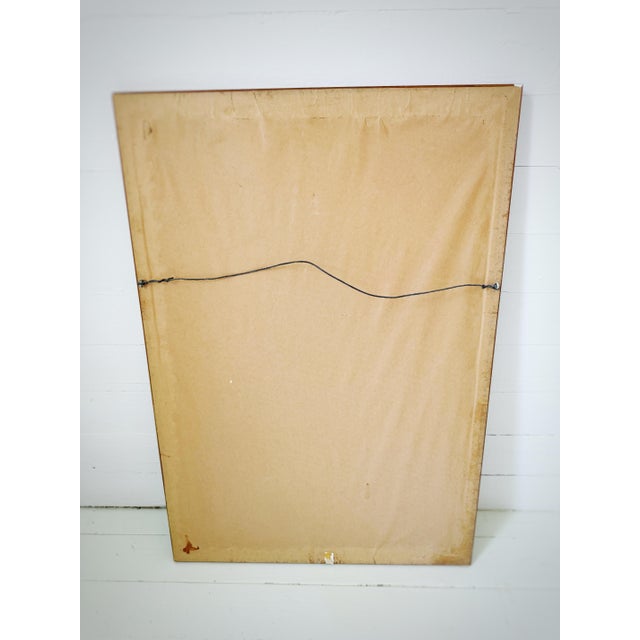 Bottle Green 1972 Vintage Hand Embroidered Alphabet Sampler, Framed Folk Art Needlework With Floral & Animal Motif For Sale - Image 8 of 9