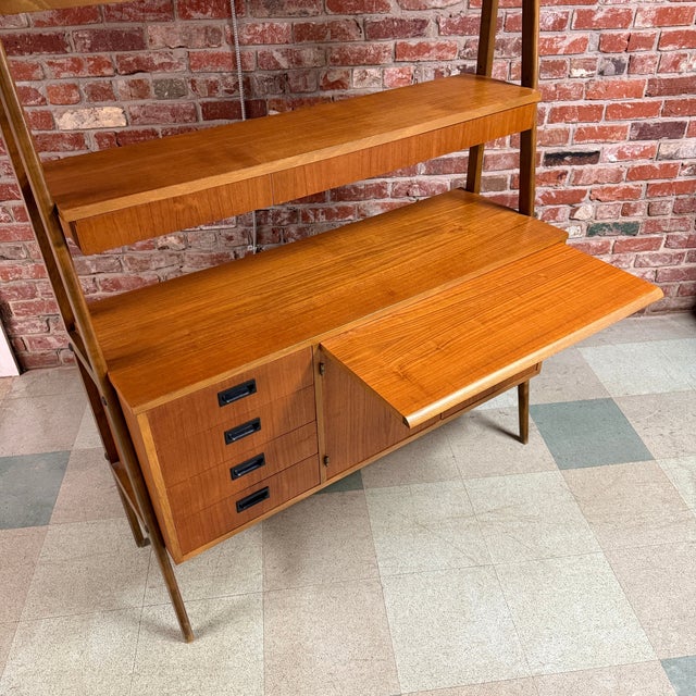 Mid-Century Modern Swedish Bookcase Highboard by Svenska Ramfabriken, Attributed For Sale - Image 3 of 6