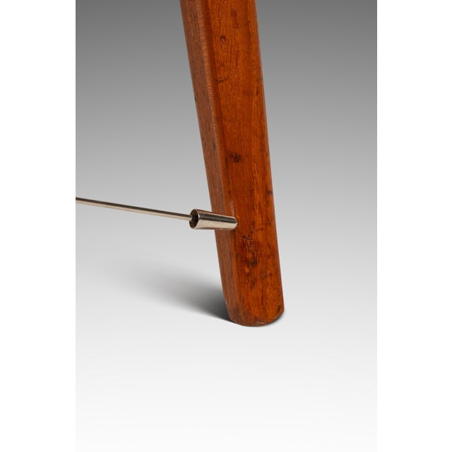 Single Danish Mid-Century Modern "Ingrid" Model Dining Chair in Teak & Original Fabric Attributed to Niels Koefoed, Denmark, C. 1960s For Sale - Image 18 of 18