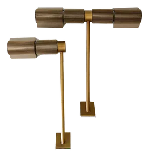 Haloprofil Wall Lamps by V. Frauenknecht for Swisslamps International, Switzerland, 1970s, Set of 2