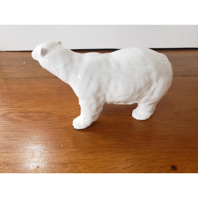 Vintage English Beswick Polar Bear Figurine by Arthur Gredington For Sale - Image 4 of 6