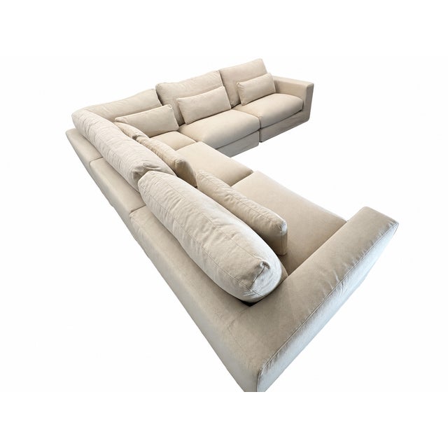 RH Restoration Hardware Lugano Modular 5-Piece Sectional Made in Italy | Designed by Jan te Lintelo | Classic 43" Depth |...