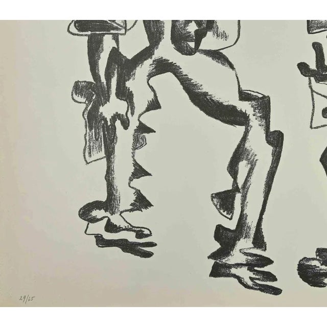 Untitled is an artwork realized by Ossip Zadkine in the mid-20th Century. Lithograph, 50 x 65 cm, no frame. Numbering...