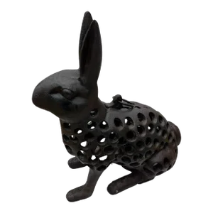 20th Century Iron Rabbit / Lantern Door Stop