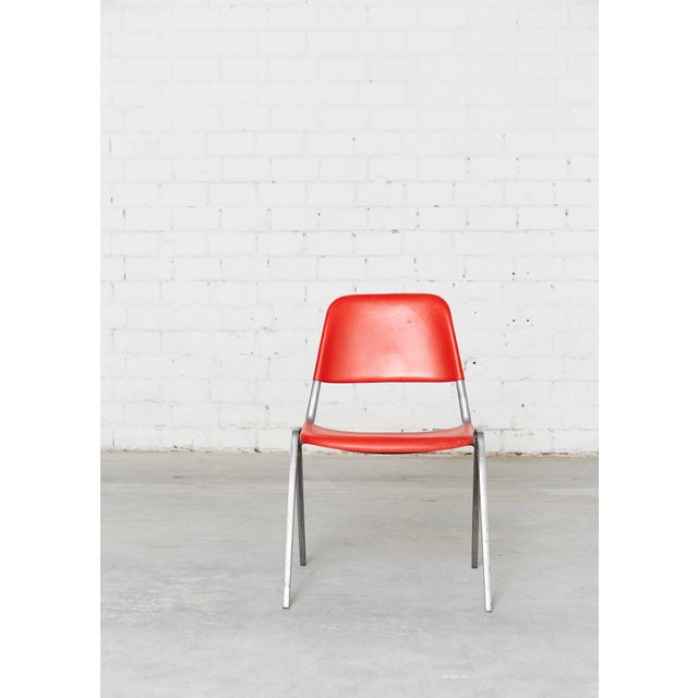Mid-Century Modern Model 1601 Stacking Chairs by Don Albinson for Knoll International, 1970s, Set of 4 For Sale - Image 3 of 17