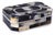 Baldur Black Horn Inlaid Decorative Box with Ivory Trim, 9" x 6" x 3" For Sale