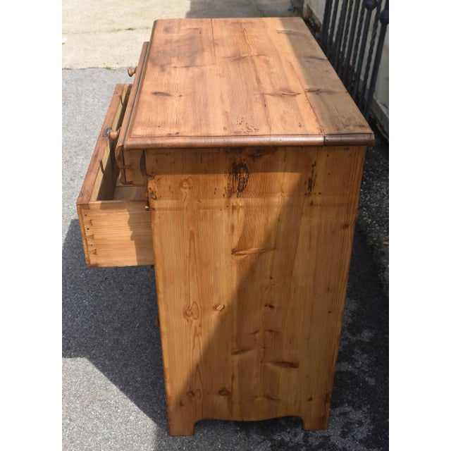 Pine Chest of Four Drawers, Denmark For Sale - Image 11 of 15