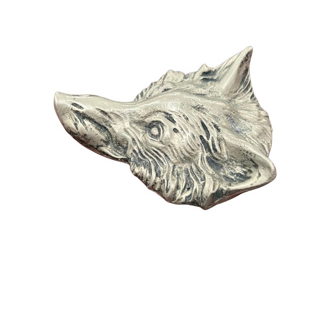 Gucci Vintage Gucci Silver-Tone Fox Head Bottle Opener For Sale - Image 4 of 8