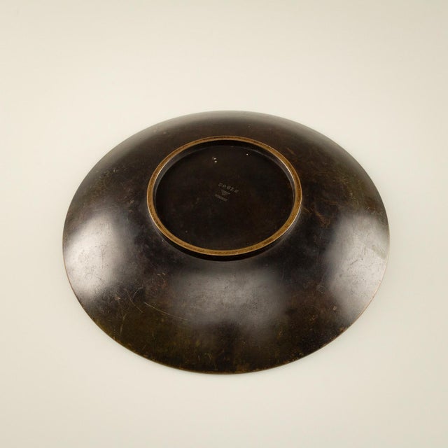 Art Deco Disko Metal Bowl by Just Andersen, 1930s For Sale - Image 6 of 13