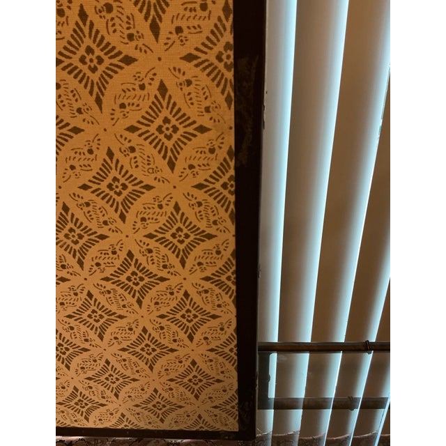Vintage Japanese Hand‑Painted Landscape Byōbu Screen, Signed For Sale - Image 9 of 12