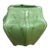 Van Briggle Attributed Green Luna Moth Art Pottery Vase For Sale