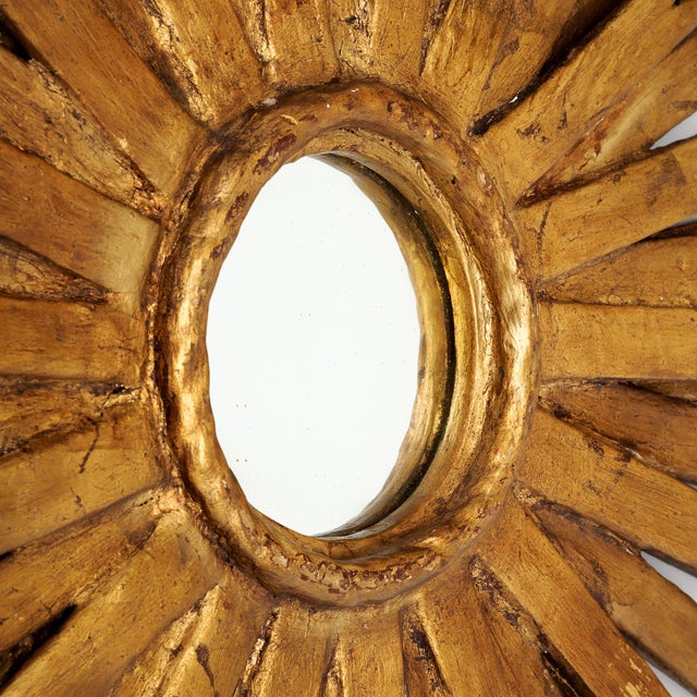 Spanish Vintage Sunburst Mirrors For Sale In Austin - Image 6 of 9