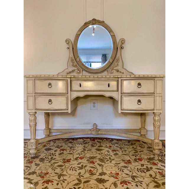 Laura Ashley for Kincaid Furniture French Provincial Style Vanity With