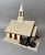 1940s Vintage Mica Putz Christmas Church Music Box With Bottle Brush Trees, C. 1940s–1950s For Sale - Image 5 of 11