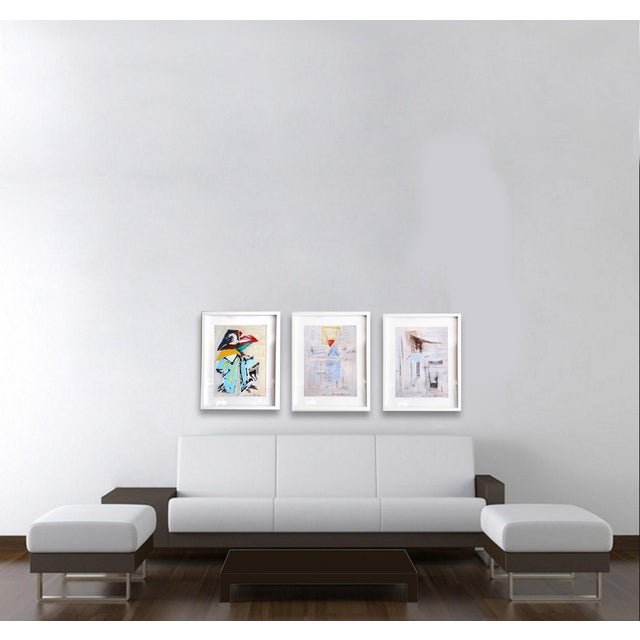 2020s Matrix. XVI Framed Surreal Abstract Painting For Sale - Image 5 of 5