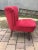 Red Cocktail Chair, 1950s For Sale - Image 4 of 10