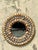 Vintage Monumental Shell Encrusted Round Mirror For Sale - Image 10 of 12