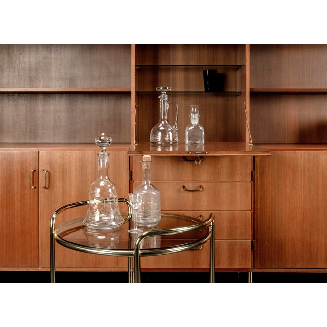 Sideboard with Shelves by Erwin Behr Study for Bmz, 1950s For Sale - Image 18 of 18