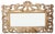 Rococo Mantle Mirror with Carved Gilt Frame For Sale