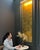 Gold Oxide Wallpaper – Handcrafted Luxury Metallic Surface for High-End Interiors & Statement Walls For Sale - Image 10 of 12