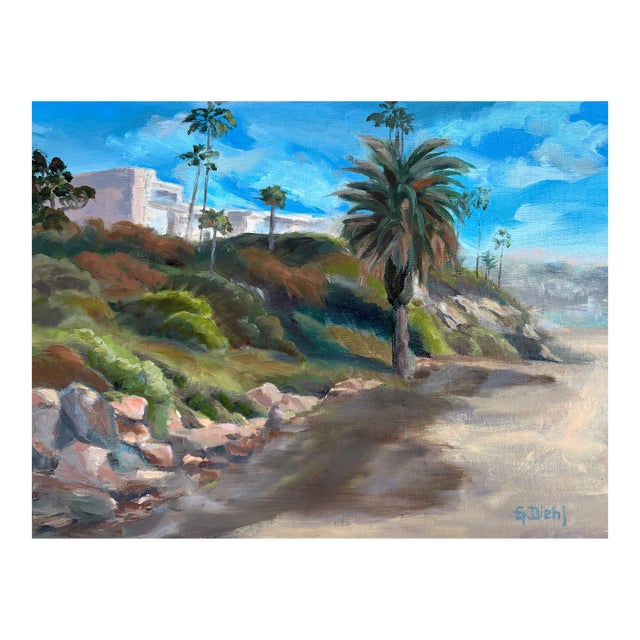 At Laguna Impressionist Oil Painting For Sale