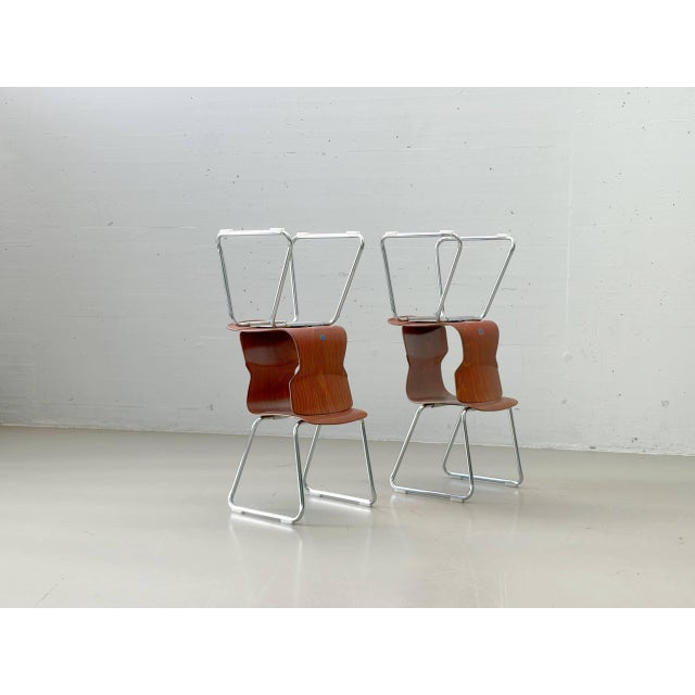 Brown Mid-Century Childrens Chairs by Casala, 1960s For Sale - Image 8 of 18