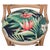 Vintage Coastal Rattan Bistro Table & Chairs Set, New Tropical Fabric, 1970s For Sale - Image 4 of 13