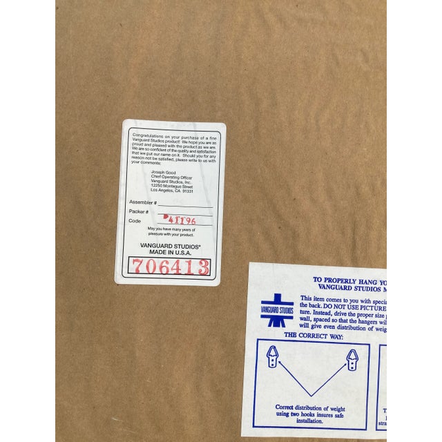 1970s 1970s Vintage Vanguard Studios Arched Gold Mirror For Sale - Image 5 of 6